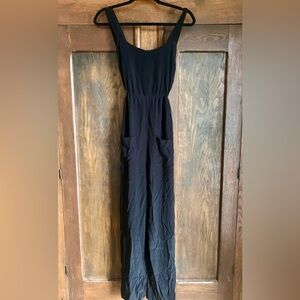 Black Tie Back Jumpsuit